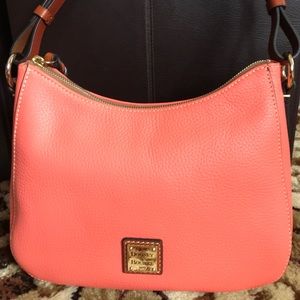Dooney & Bourke Small Hobo Handbag Kiley Coral